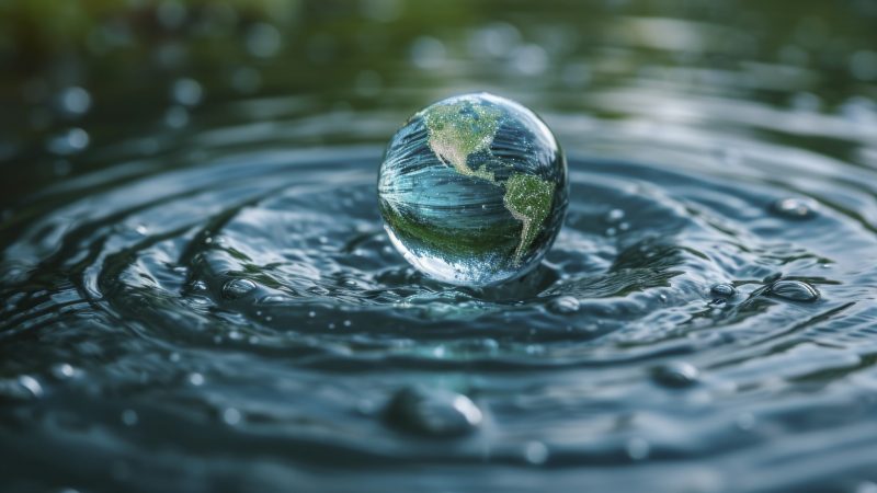 realistic-water-drop-with-ecosystem water world in a drop of water, in the style of environmental awareness, light green and dark azure, photo-realistic landscapes, sky-blue and green --ar 3:2 --stylize 500 --v 6 Job ID: 92bb16be-baaa-41ab-9162-43bd8acb4305